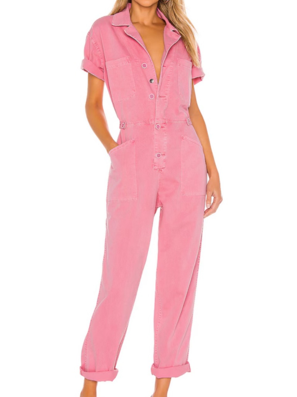 PISTOLA Grover Jumpsuit in Flamingo